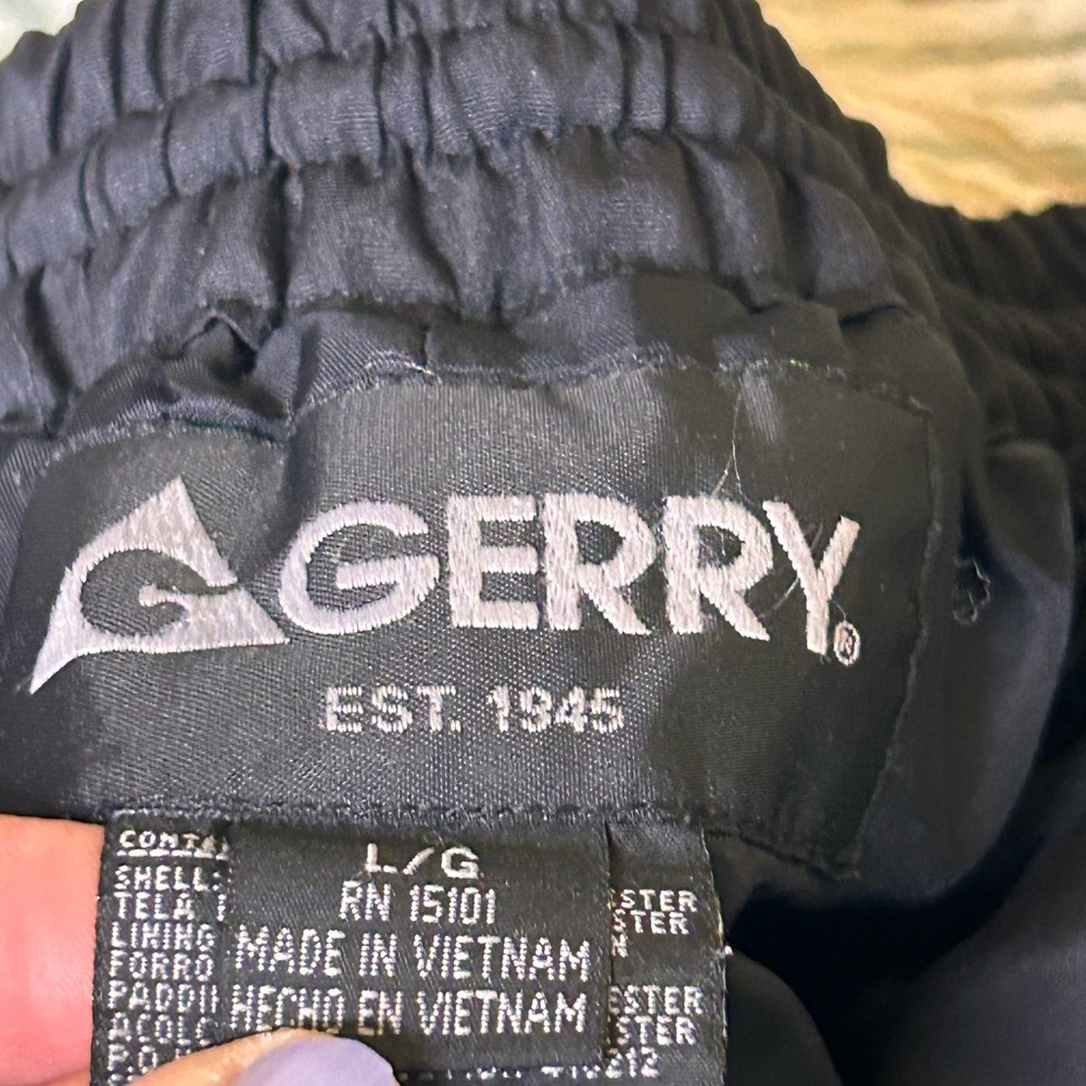 GERRY Men’s Black Ski Pants Size Large Innovative outdoor apparel ! - Picture 8 of 11